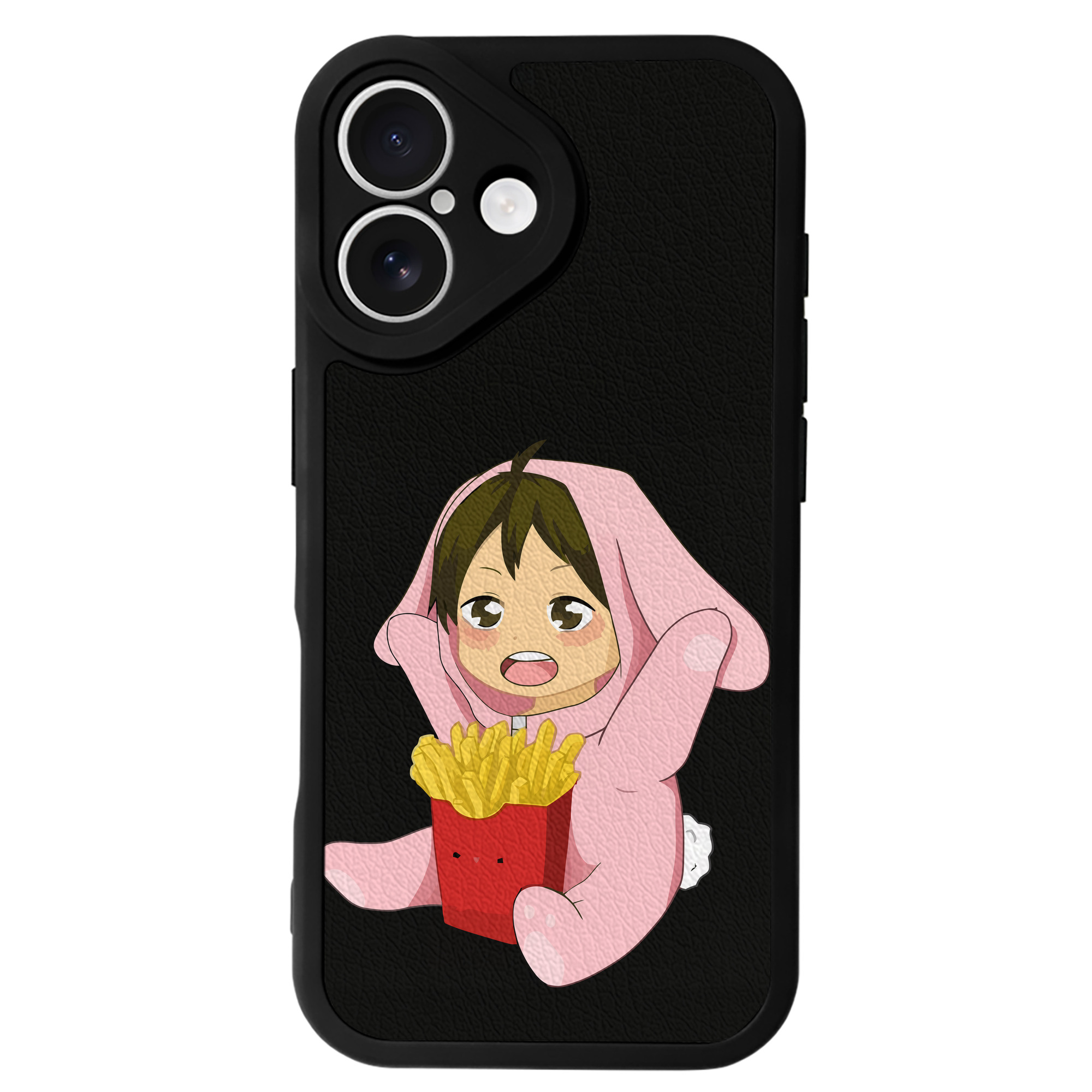 （画像用） ハイキュー!! Haikyu!! 【iPhone 16シリーズ対応】シリコンスマホケース（レザー調） 材質：シリコン